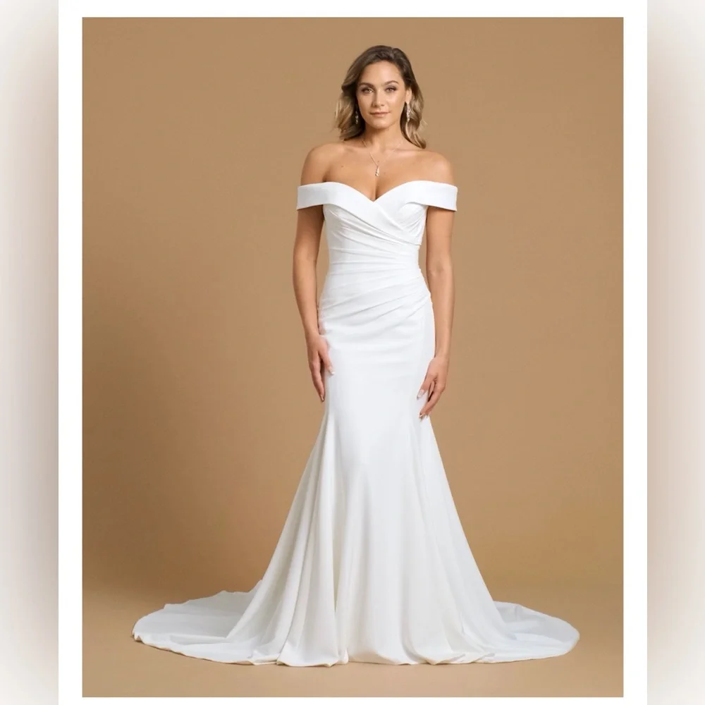 NWT Sophia Tolli Emma Wedding dress Size 12 - Picture 2 of 7